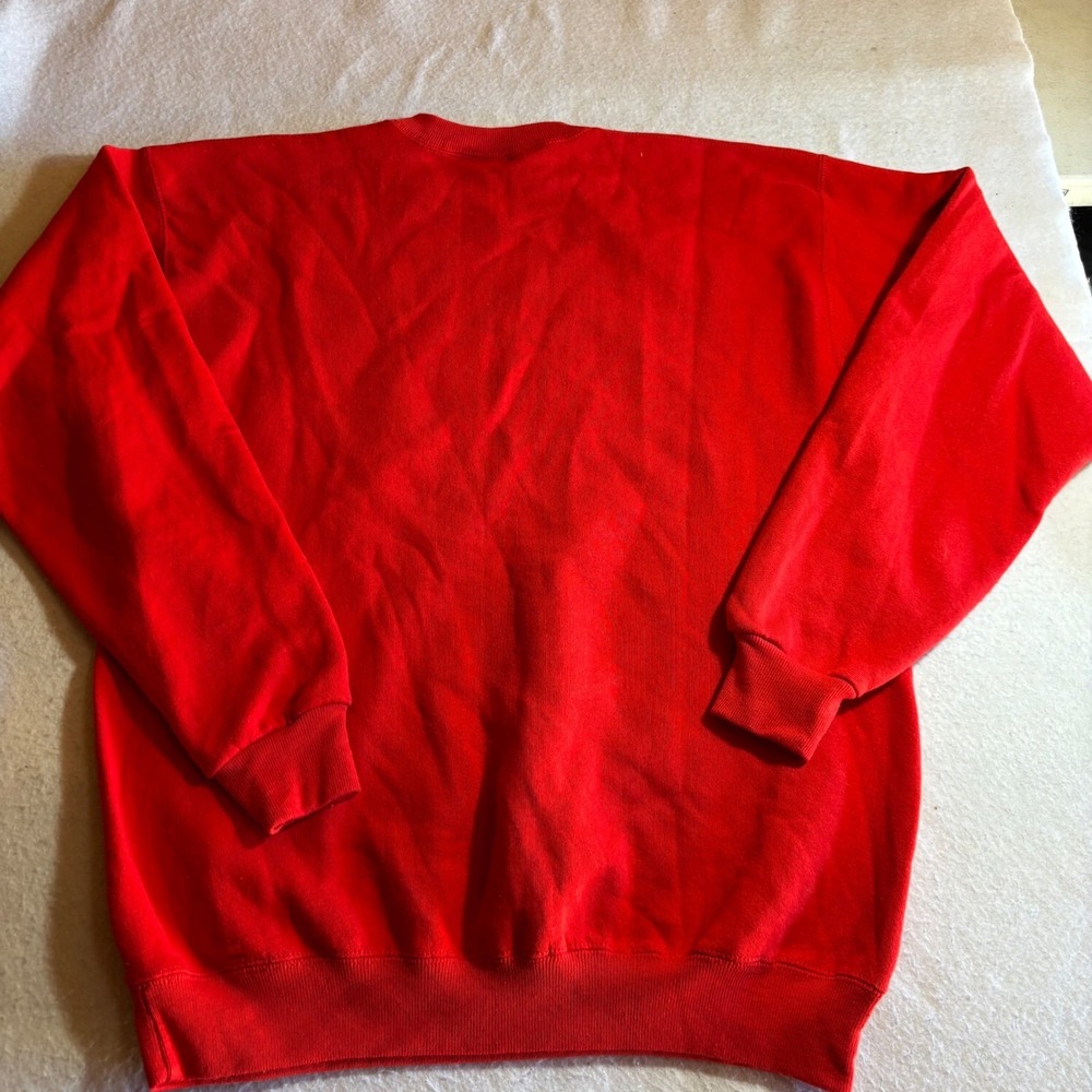 Vintage UNLV‎ Rebels Athletic Dept Red Crewneck Sweatshirt Large - Picture 7 of 8